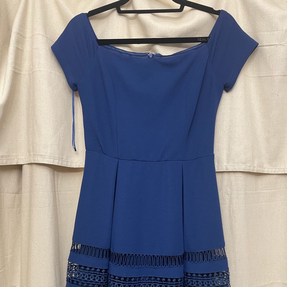 Blue Francesca’s short sleeve dress Size M